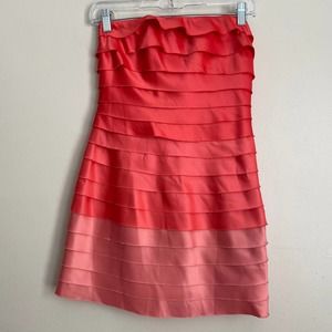 Forever 21 2 Strapless Ombre Mini Dress